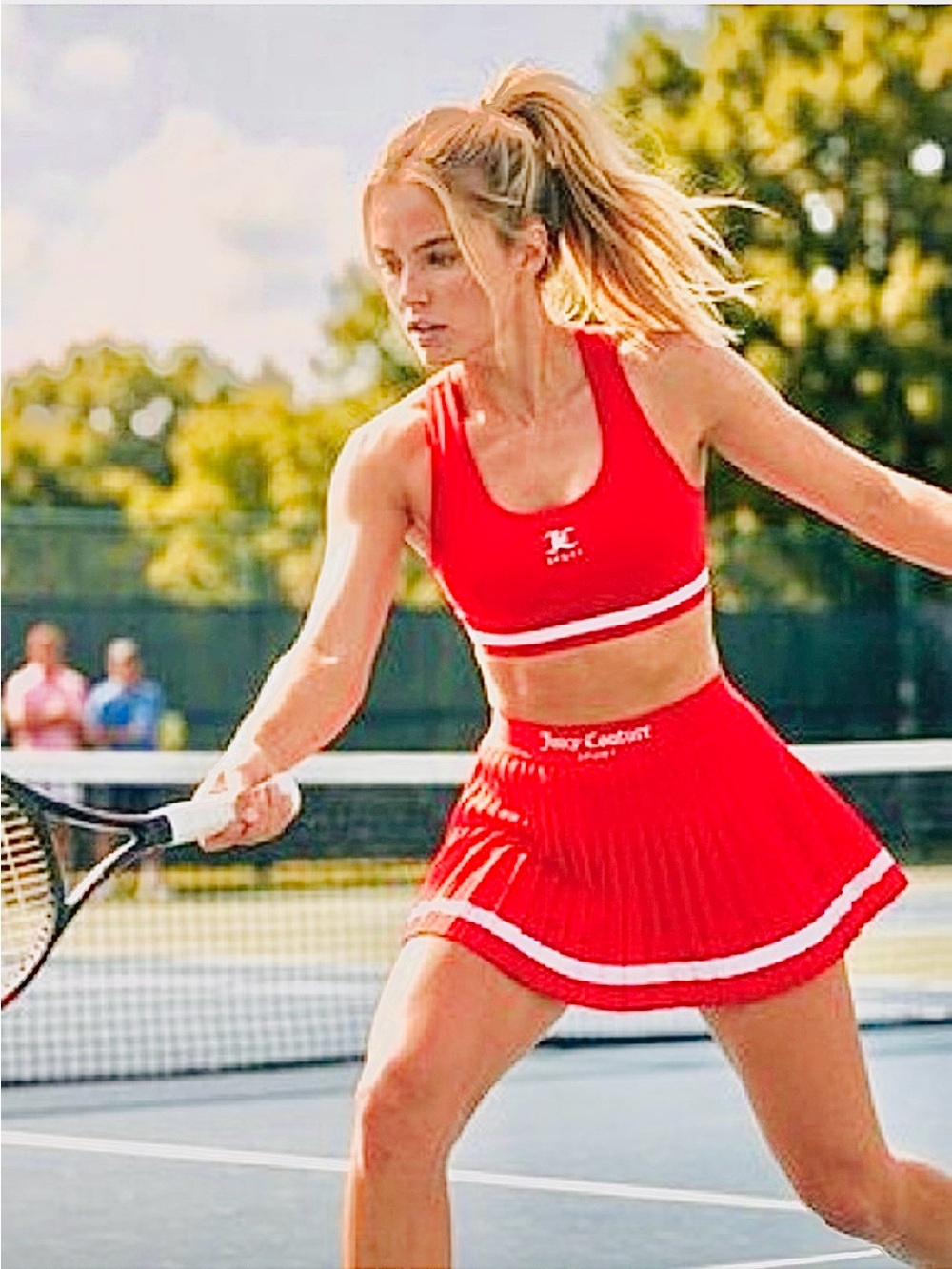 NEW Juicy Couture Sport athletic skirt and sports bra set